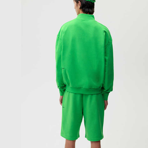 100% trajes atléticos de algodón para hombre, conjuntos de Sudadera con capucha bordados de 2 piezas, ropa informal para correr para invierno - Product Image 6