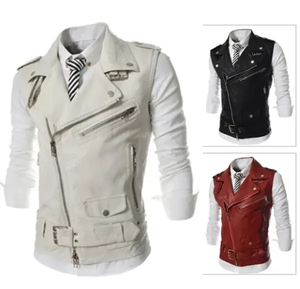 Chaleco acolchado con calefacción para hombre a precio de fábrica, diseño personalizado, estilo con cuello en V, color sólido, cantidad a granel, chaleco de cuero estilo jugador - Product Image 3