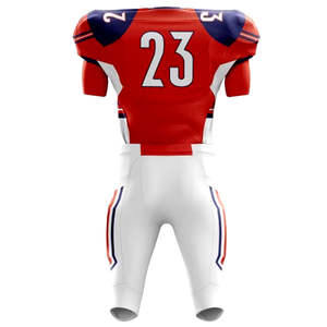 Vêtements de football américain imprimés par sublimation élégants, uniformes personnalisés de haute qualité, maillots brodés, équipes, joueurs, manches courtes - Product Image 3