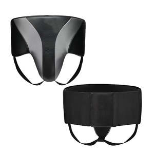 Customized Logo Printed Groin Guard for Men Low MOQ Solid Color Leather Groin Guard for Men's - Product Image 6