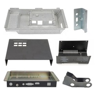 Service de fabrication de tôles en aluminium découpées au laser, prototype d'enclos en aluminium anodisé or certifié ISO