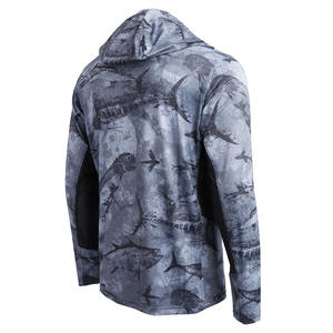 Camiseta de Pesca con Protección Solar de Secado Rápido y Estilo Nuevo 2026, Sudadera con Capucha y Máscara Facial para Hombre, Ropa de Pesca con Camuflaje - Product Image 2