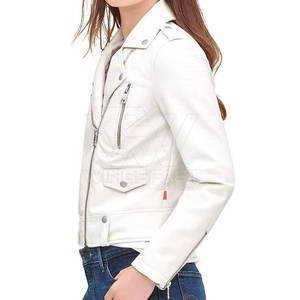 Durable de alta calidad de las ventas calientes de cuero genuino mejor diseño de las mujeres ropa chaqueta de cuero para la venta - Product Image 6