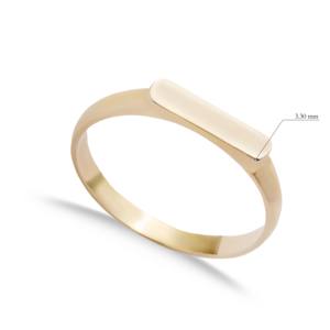 <b>Dainty</b> Plain Trendy Design Turkish Handmade Wholesale Women <b>Ring</b> 925 Sterling Silver Jewelry - Product Image 2