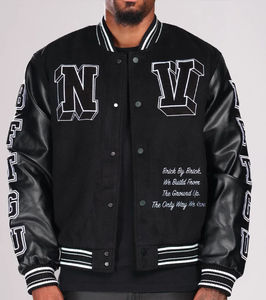 2026 Fabricant Haute Qualité Vestes Polaires Vintage pour Hommes, Automne Hiver, Style Baseball, avec Col Montant, Respirantes et Coupe-vent - Product Image 1