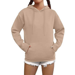 Sudadera con Capucha para Mujer, 100% Algodón, Invierno, Casual, Manga Larga, Logotipo Bordado, Resistente al Viento, Transpirable y Ecológica - Product Image 3