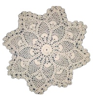 Napperons en satin floral 100 % coton, modernes, à carreaux, au crochet, faits main, couleur et taille personnalisables, jetables, pour usage domestique et extérieur, en tissu de lin