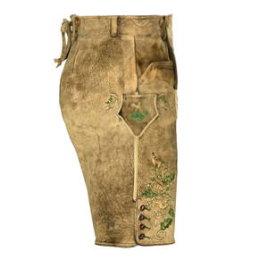 Pantalones cortos de cuero bordados Lederhosen lisos recién llegados al por mayor, decoración con patrón de estilo deportivo, Jogging 6XL - Product Image 4