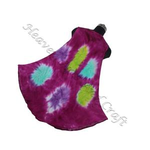 Dernière robe 2025 en rayonne tie dye pour les filles soirée tenue de club coupe ample cheville longueur Maxi robe cravate teinture Boho gitane robe pas cher - Product Image 2