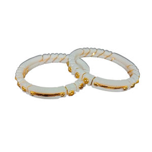 Trendy Style <b>Bangles</b> with Plastic Material Made and Gold Plated Designed <b>Bangles</b> for Sale by <b>Indian</b> Exporters - Product Image 1