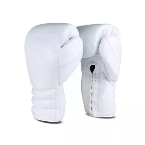 Gants de boxe MMA de haute qualité, sur mesure avec votre propre logo imprimé, gants d'entraînement à lacets à demi-doigts - Product Image 4