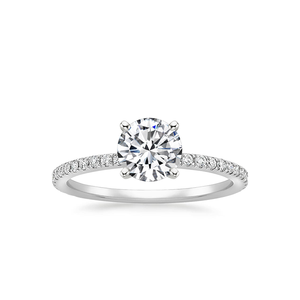 Bague en diamant de laboratoire taille ronde Alba - Product Image 1