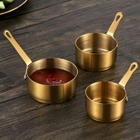 Panci saus logam baja tahan karat elegan, dengan tutup gelas-26 cm 2000ml, Set peralatan masak ramah induksi