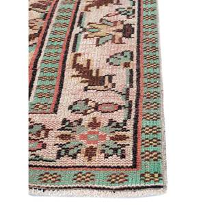 Alfombra de Lana Anudada a Mano de Gran Tamaño, Diseño de Medallón Rojo y Naranja, para Sala de Estar, Pasillo Rectangular, Modelo Pae-2849 - Product Image 4