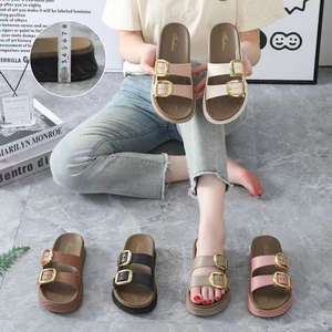 Récolte Offre Spéciale décontracté mode multicolore pantoufles dames été pantoufles nouveau Style antidérapant femmes fond épais tongs - Product Image 1