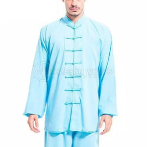 ชุดฝึกศิลปะการต่อสู้กังฟู ผ้าฝ้าย 100% ระบายอากาศได้ดี แห้งเร็ว น้ำหนักเบา สำหรับผู้ชาย ไซส์ผู้ใหญ่ - Product Image 4