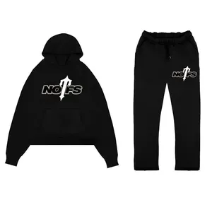 2025 New <b>Men's</b> Fashion Casual Tracksuits Outdoor Fitness Jogging Hooded Sets Sports Luxury Hoodie Drawstring Pants Suit <b>Clothing</b> - Product Image 1