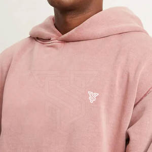 Manteau d'hiver à capuche 100 % coton pour homme, le plus vendu, service OEM, technique de teinture unie, délavé à l'acide, sweats à capuche et pulls unis en gros - Product Image 5