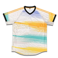 Maillot de football pour homme adulte, impression numérique de haute qualité, design de logo de football personnalisé, service OEM, vente en gros, Floride, États-Unis