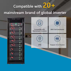แบตเตอรี่ลิเธียมไอรอนฟอสเฟต (LiFePO4) แรงดันสูง 204V 307V 384V 512V 100Ah แบบตู้แร็ค สำหรับระบบกักเก็บพลังงานแสงอาทิตย์เชิงพาณิชย์ พร้อมระบบจัดการแบตเตอรี่ (BMS) และระบบสำรองไฟ (UPS) - Product Image 4
