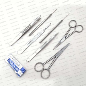 Kit de dissection manuel de qualité supérieure, vente en gros, acier inoxydable allemand, pour étudiants en médecine, réutilisable, certifié CE - Product Image 5