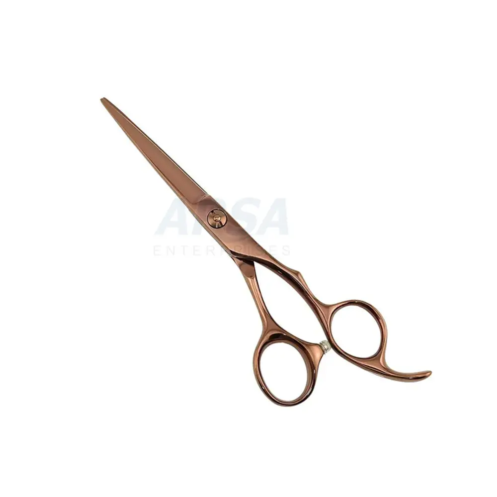 Gunting tukang cukur rambut profesional, gunting penipis untuk pemotong rambut tepi pisau cukur 6.5 inci