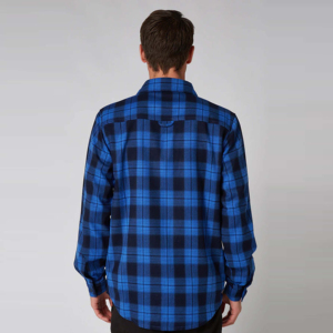 Camisa de franela personalizada para hombre, camisas de franela informales con botones cepillados forrados, camisas de franela hechas a medida al por mayor - Product Image 5