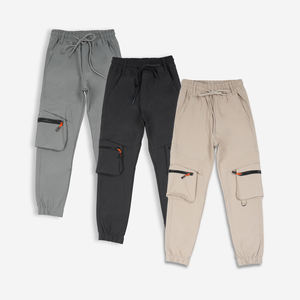 Pantalon élastique à cordon de serrage Pantalon cargo multi-poches - Product Image 3