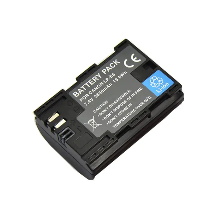 Batterie de remplacement pour appareil photo LP-E6 LP E6N, pour appareils photo Canon 5D Mark II III IV 5DSR 5DS 60D 6D Mark II 70D 7D