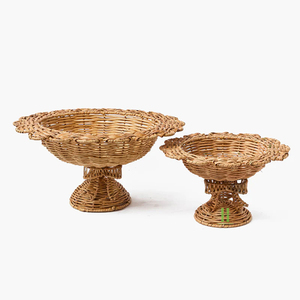 Elegantes Bandejas de Almacenamiento de Bambú Natural y Ratán al por Mayor, Nuevo Diseño de Florero de Ratán 2026 OEM de Vietnam para Decoración de Mesa - Product Image 6