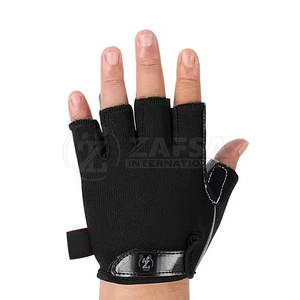 Guantes de cuero de medio dedo superventas con relleno de gel ¡Nueva llegada en línea exclusivos para entrenamiento deportivo y ropa de invierno! - Product Image 2