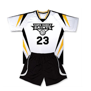 Vêtements de sport de base uniformes de volley-ball de couleur unie uniformes d'entraînement personnalisés uniformes de volley-ball en gros - Product Image 3