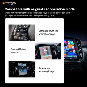 Ewaygps - Caja Carplay Inalámbrica para Automóvil, Compatible con Apple y Android Auto, Conexión Plug and Play, MMI Carplay Box para Volvo XC90 XC60 XC40 S60 S90 V60, Pantalla de 9 Pulgadas - Product Image 5