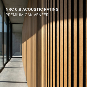 Panel Acústico Decorativo de Madera para Pared y Techo, con Revestimiento de Fieltro PET, Insonorización de 60dB, Clase B1, Resistente al Fuego, para Uso en Hoteles y <span class=keywords><strong>Apartamentos</strong></span> - Product Image 2
