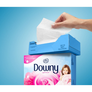 แผ่นปรับผ้านุ่มสำหรับเครื่องอบผ้า, แผ่นปรับผ้านุ่ม Downy Light โซลูชั่นที่สะดวกสำหรับการซักผ้าที่นุ่มและสดชื่น - Product Image 1