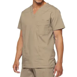 Equipamentos de enfermagem em spandex, para médicos e hospital, uniforme elástica