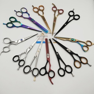 ชุดกรรไกรตัดผมสำหรับผู้ชายผู้หญิงชุดตัดผมสแตนเลสกรรไกรตัดหนวดเคราสำหรับใช้ในบ้าน - Product Image 1