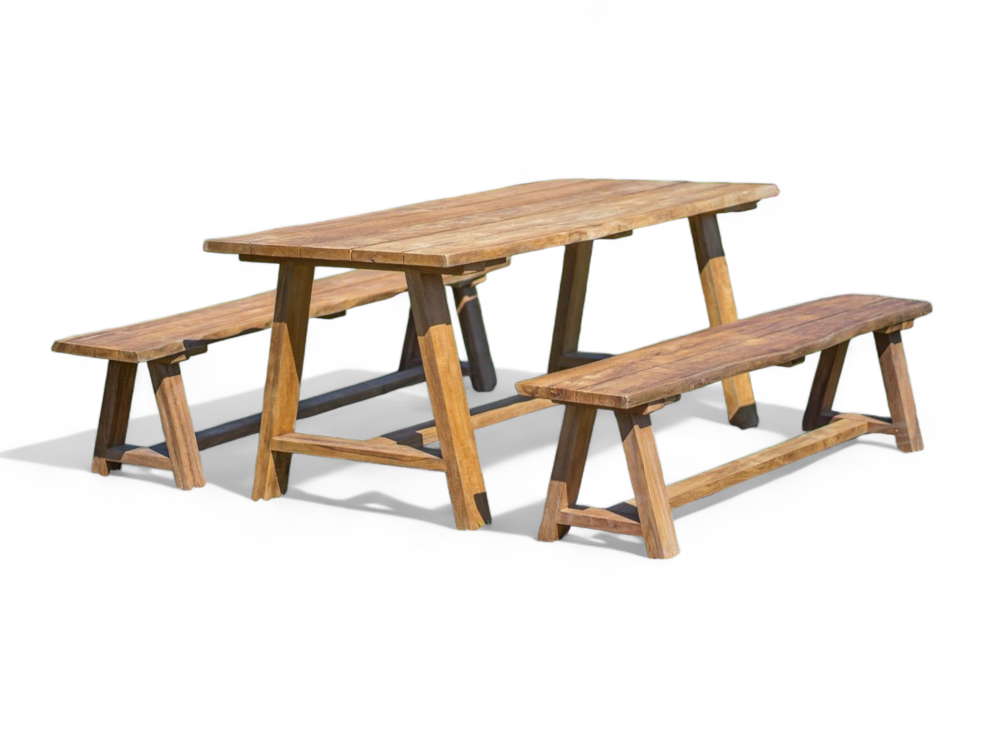 ม้านั่งไม้สัก