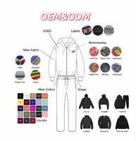 Sudadera con Capucha Personalizada para Hombre, 100% Algodón, Gruesa, de Forro Polar, Talla Grande, con Logotipo Impreso Personalizado