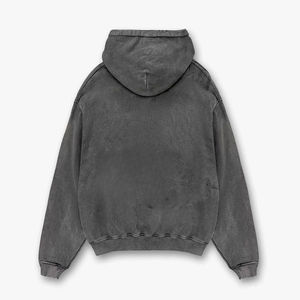 เสื้อฮู้ดสำหรับผู้ชายผ้าซักกรดมีฮู้ดผ้าฝ้ายผสมดีไซน์ล่าสุด - Product Image 4