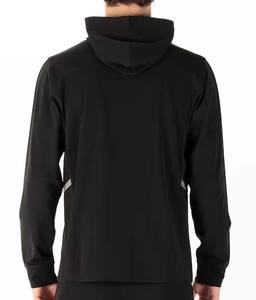 Nouveau design de sweat à capuche à fermeture éclair complète avec deux poches à manches longues couleur noire vêtements d'entraînement esthétique, confort de streetwear au quotidien - Product Image 2