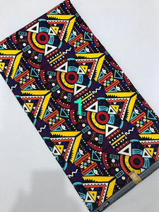 Tissu africain imprimé à la cire et en coton Ankara de haute qualité pour les projets de mode et d'artisanat pour femmes Malawi - Product Image 3