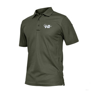 T-shirts pour hommes personnalisables de haute qualité, coupe classique, avec logo personnalisé, motif uni, en polyester/coton, respirants et à séchage rapide - Product Image 1