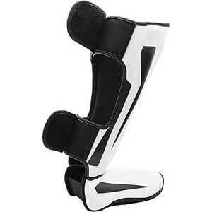 Espinilleras de boxeo gemelas hechas a medida universales, protección de empeine de cuero genuino para Kickboxing, novedad de 2025 - Product Image 2