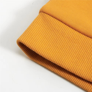 OEM Custom Made Yellow Color With <b>White</b> Stripe <b>Women</b> <b>Hoodies</b> New Fashion Long Sleeve Unisex <b>Hoodie</b> With Hood By Regal Leather - Product Image 4