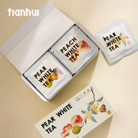 Tianhui Macnufactur pliable papier coffrets cadeaux impression personnalisé fermeture éclair ouverture boîte de papier thé emballage cadeau personnalisé