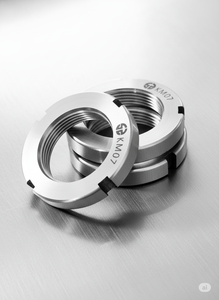 Écrou de blocage de roulement de précision KM07, écrous de blocage M35X1.5, écrou de blocage d'arbre de roulement métrique de précision, manchon adaptateur en acier inoxydable - Product Image 3