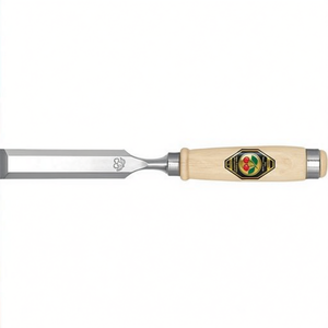 Ciseaux de menuiserie Ulm Style CHERRY de 12 mm de largeur de coupe avec 2 pinces en acier et manche en bois de hêtre - Catégorie de produits : Ciseaux et poinçons - Product Image 3