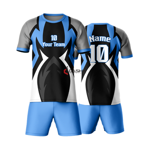 Conjunto de camisetas de fútbol para hombre al por mayor de fábrica, uniforme deportivo de sublimación de poliéster transpirable de nuevo diseño personalizado - Product Image 6