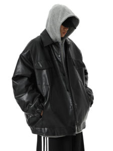 Veste en cuir de vachette véritable personnalisée pour femmes manteau de motard à la mode coupe ajustée avec ceinture fabricant d'usine OEM - Product Image 2